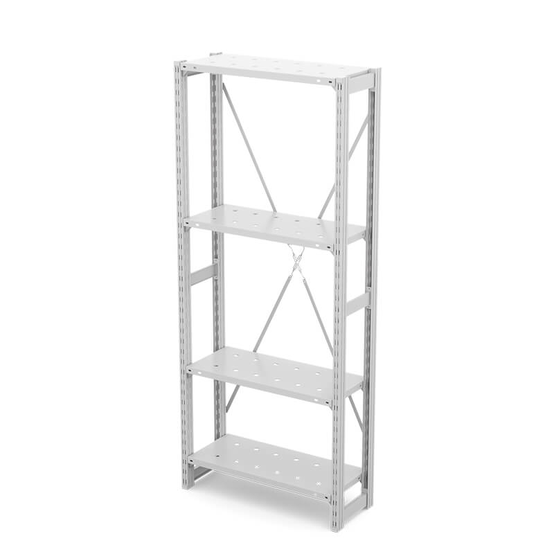 Стеллаж металлический ГТС Универсал, 2000x700x300 мм. Полки: метал. перф.  4 шт. (ТСУ 20070341)