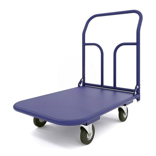 Тележка платформенная ТП 7 (г/п 550 кг, 1400x800 мм, колеса литая протекторная резина 200 мм)