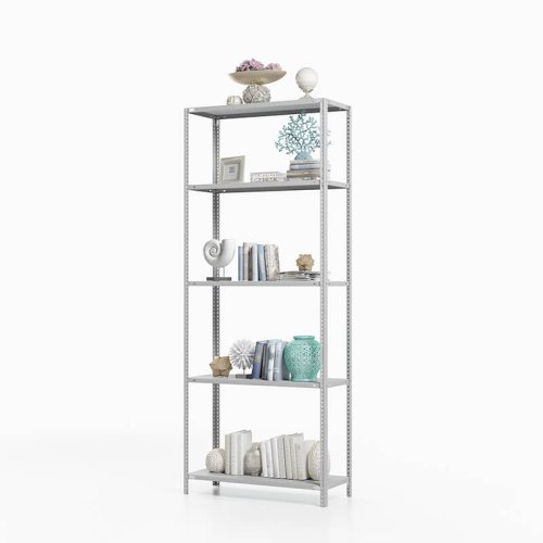 Стеллаж для дома ТС Лайт, 2200x700x300 мм. Полки: 5 шт. металл (ТС 22070350) Стеллаж для дома ТС Лайт, 2200x700x300 мм. Полки: 5 шт. металл (ТС 22070350)