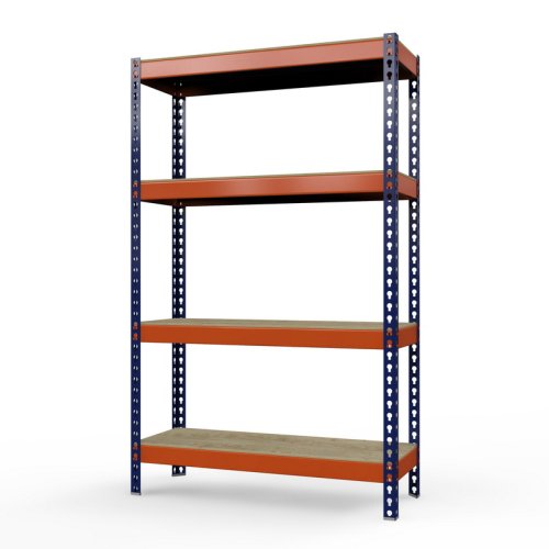 Стеллаж металлический грузовой Профи-Т 2000x1845x655 мм. Ярусы: фанера 4 шт. (Т-140/L F/4)