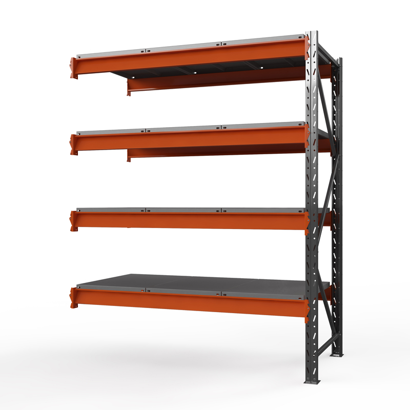 Секция приставная стеллажа металлического Оптима, 3500x1530x785 мм. Ярусы: 4 шт. метал.