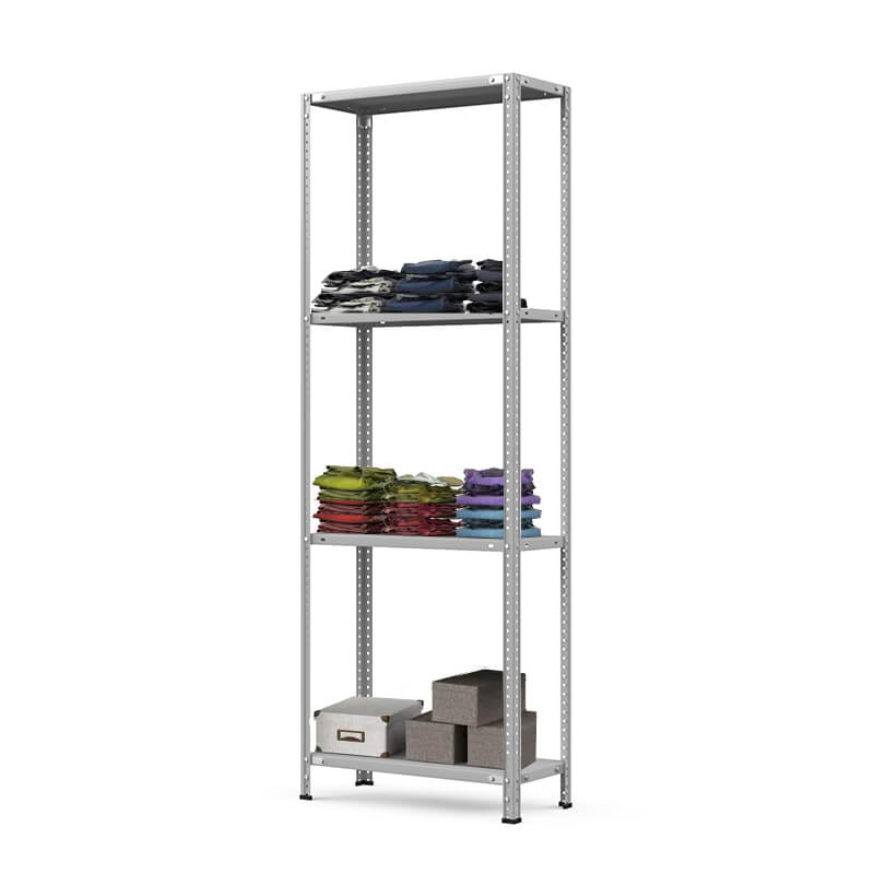 Стеллаж в гардеробную ТС Лайт, 2000х700х500 мм. Полки: 4 шт. металл (ТС 20070540)