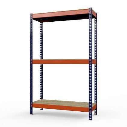 Стеллаж металлический Профи-Т 2000x1540x770 мм. Ярусы: фанера 3 шт. (Т-150 F/3)