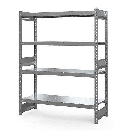 Стеллаж грузовой СГ Ультра (2000х1500х600 мм) 4 яруса, цинк