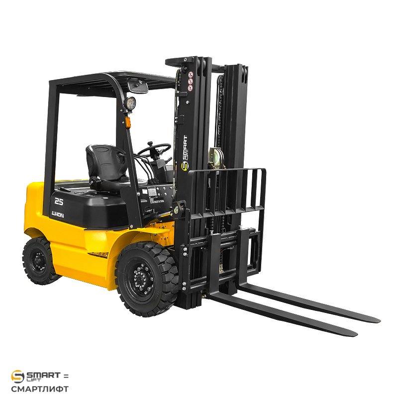Электропогрузчик EFL252 (2500 кг; 6 м; li-ion 80В / 410Ач) SMARTLIFT