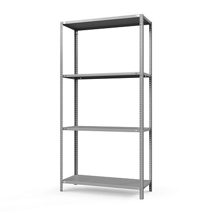 Стеллаж металлический ТС Лайт, 2200x1000x800 мм. Полки: 4 шт. металл (ТС 22100840) Стеллаж металлический ТС Лайт, 2200x1000x800 мм. Полки: 4 шт. металл (ТС 22100840)