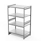 Стеллаж грузовой СГ Ультра (2500х1500х1000 мм) 4 яруса, цинк (СГУ 2515104) – изображение №4