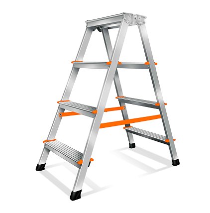 Стремянка двусторонняя Дуэт 204